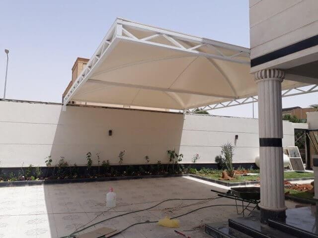 مظلات مداخل البيت في جدة