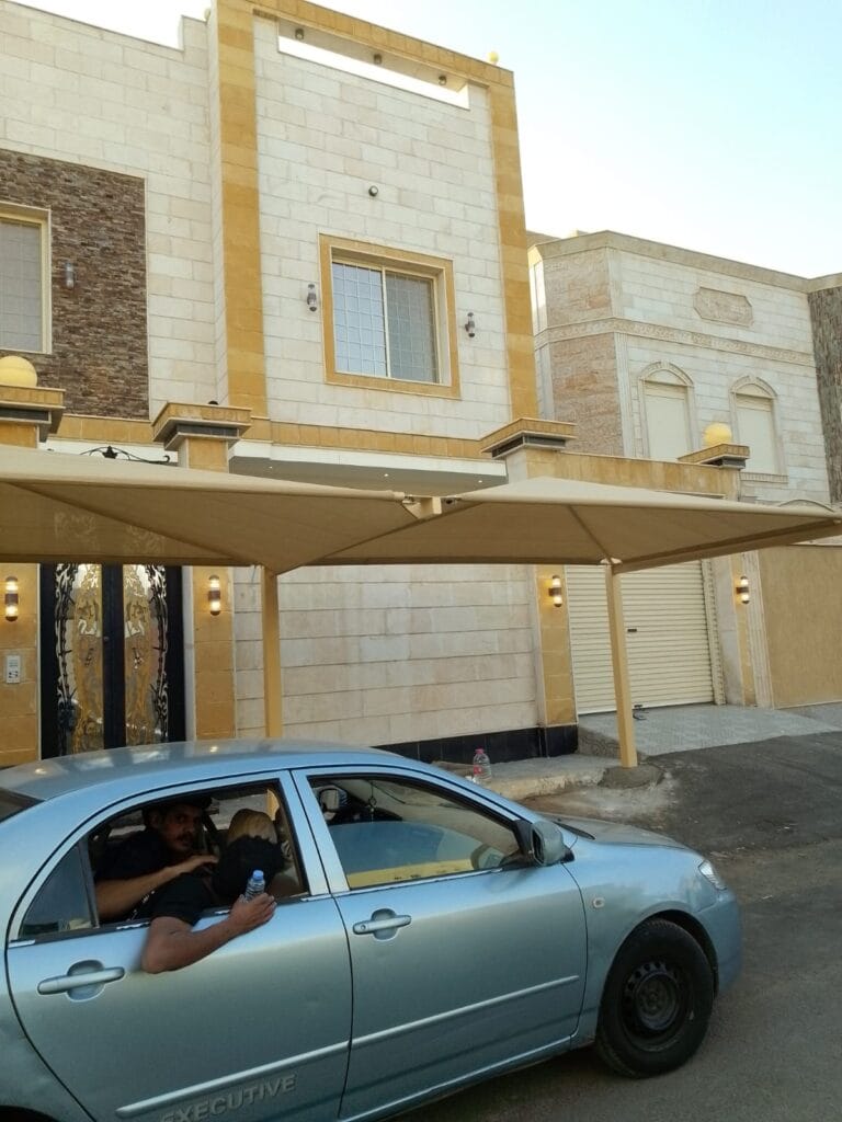 مظلات سيارات جدة