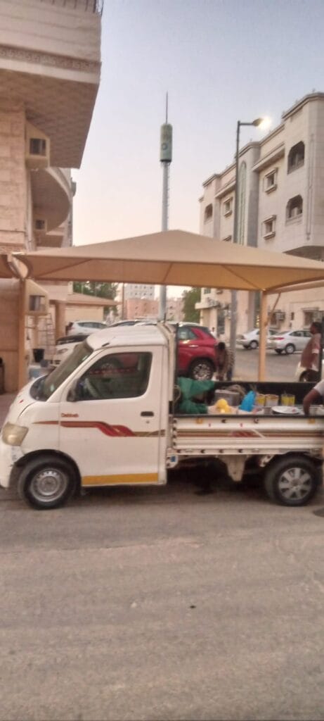 خطوات تركيب مظلات سيارات في جدة